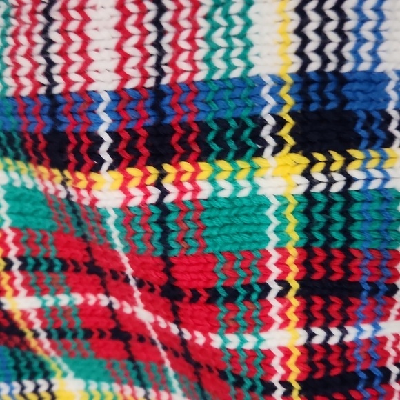 Y2K ELISABETH Liz Claiborne Cotton Knit Grandpa Cotton Knit Sweater - Picture 3 of 4